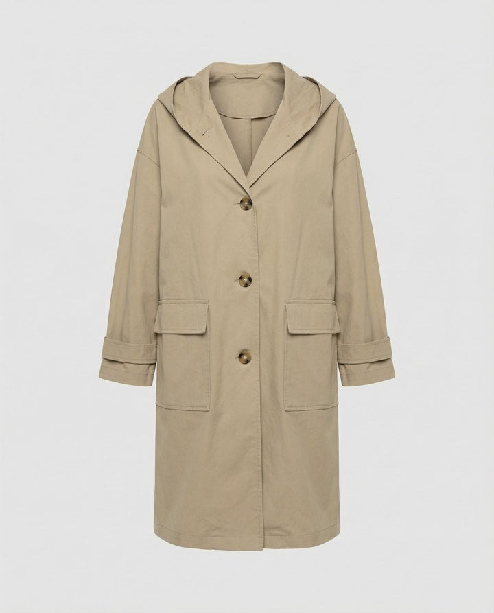 Ines | Classic Long Waterproof Trench Coat
