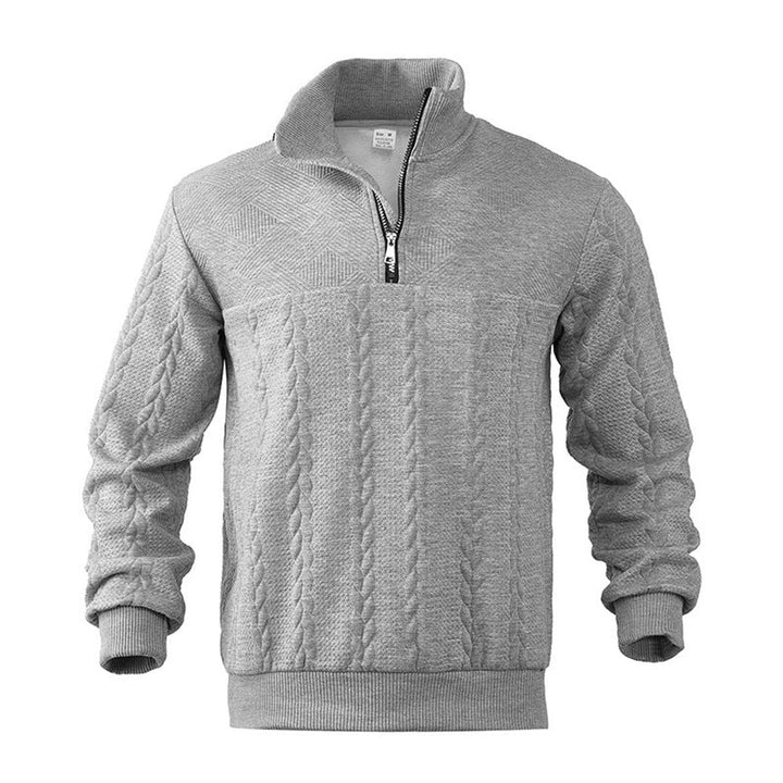 Andreas | Knit Sweater – Stylish Quarter-Zip Design for Men
