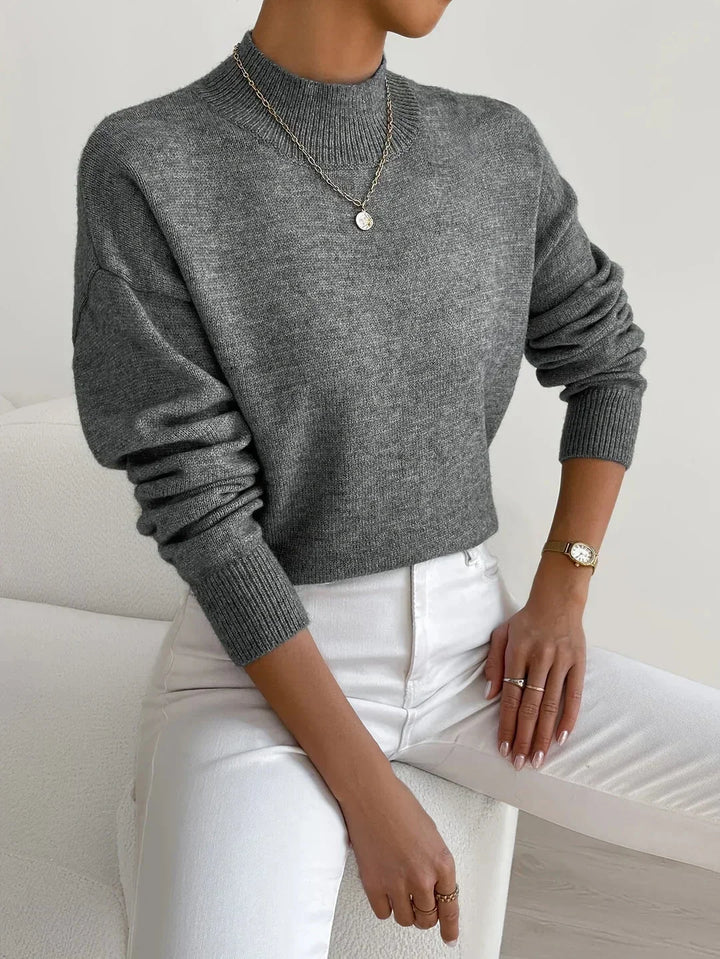 Charlotte | Elegant And Soft Turtleneck Knit Sweater